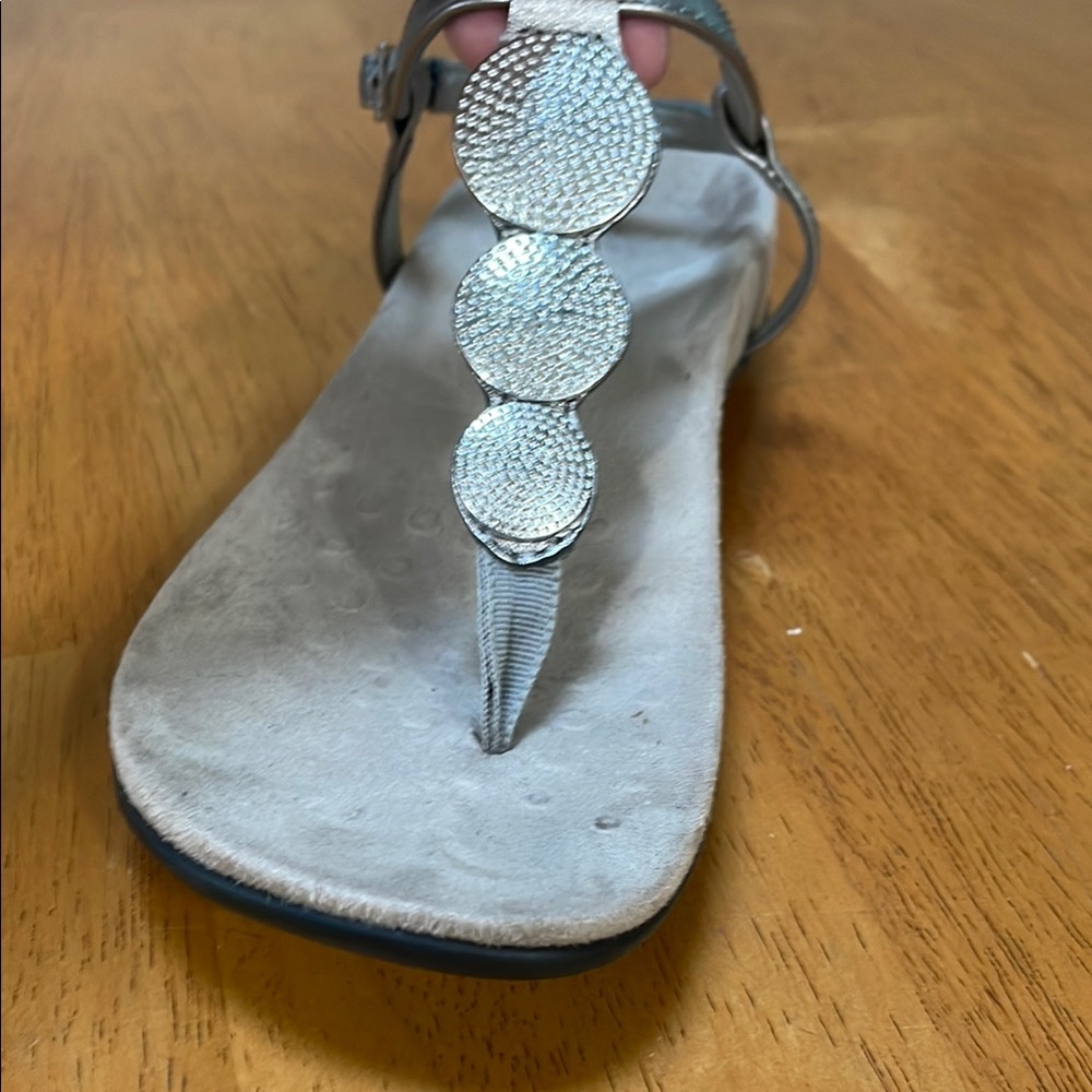 Vionic Silver Sporty Sandals with Comfort Footbed